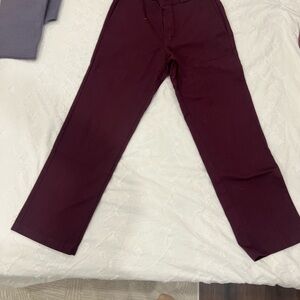 Dickies Burgundy Straight-Leg Pants